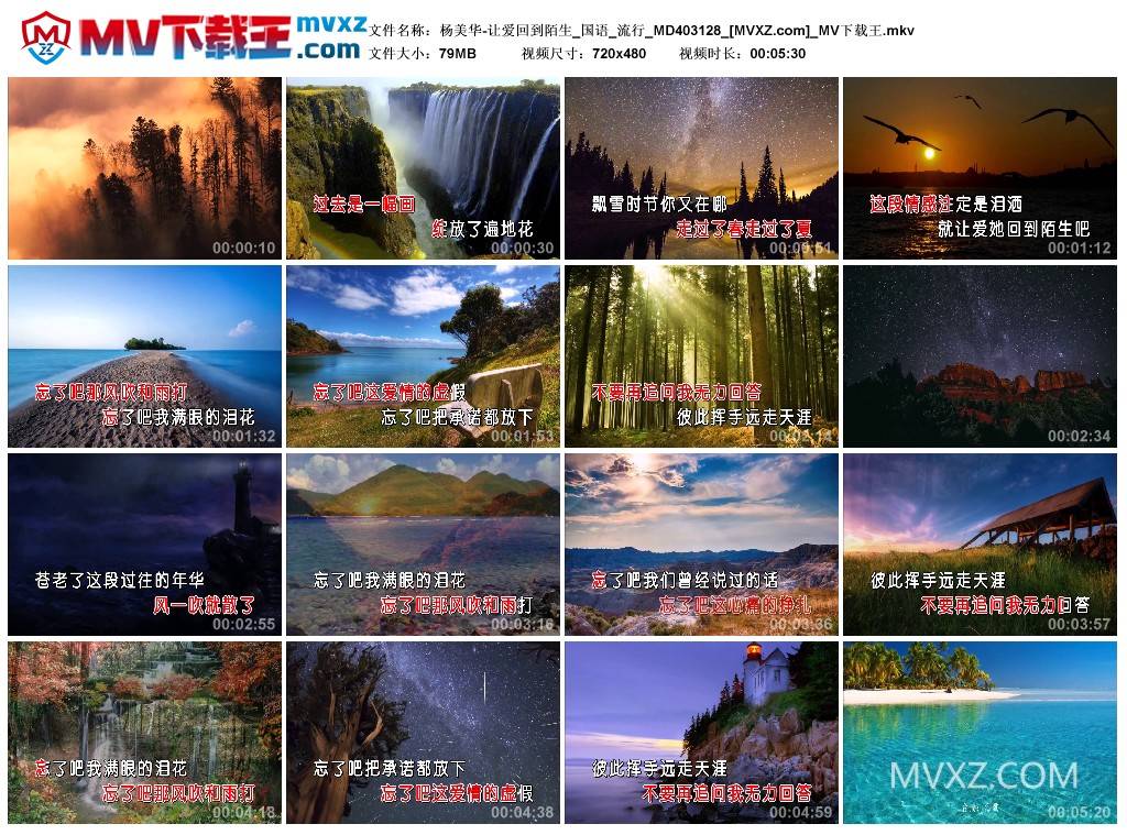 杨美华-让爱回到陌生_国语_流行_MD403128